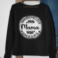 Bleached Thankful Blessed Kind Of A Mess One Thankful Mama Sweatshirt Gifts for Old Women