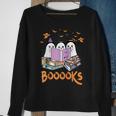 Boo Read Books Library Funny Booooks Ghost Halloween Gifts Sweatshirt Gifts for Old Women