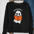 Booooks Ghost Books Halloween Teacher Funny Teacher Sweatshirt Gifts for Old Women
