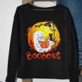 Booooks Ghost Funny Halloween Teacher Book Library Reading Sweatshirt Gifts for Old Women