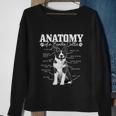 Border Collie Anatomy Funny Cute Dog Border Collie Mom Dad Sweatshirt Gifts for Old Women