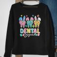 Bunny Ears Cute Tooth Dental Squad Dentist Easter Day Sweatshirt Gifts for Old Women