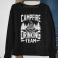 Campfire Drinking Team Sweatshirt Gifts for Old Women