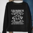 Camping Cool Gift Tenting Campfire Camp Hiking Trekking Camping Gift Graphic Design Printed Casual Daily Basic Sweatshirt Gifts for Old Women