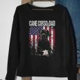 Cane Corso Dad With Proud American Flag Dog Lover Gifts Men Women Sweatshirt Graphic Print Unisex Gifts for Old Women