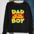 Cartoony Dad Of The Birthday Boy Tshirt Sweatshirt Gifts for Old Women