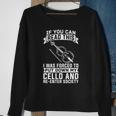 Cello Musician &8211 Orchestra Classical Music Cellist Sweatshirt Gifts for Old Women