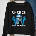 Ch Ch Ch Meow Moew Moew Cat Halloween Quote Sweatshirt Gifts for Old Women