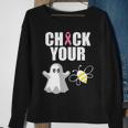 Check Your Boobies Breast Cancer Halloween Tshirt Sweatshirt Gifts for Old Women