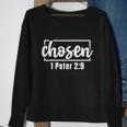 Chosen Jesus Christ Believer Prayer Funny Christianity Catholic Sweatshirt Gifts for Old Women