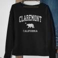 Claremont California Ca Vintage Distressed Sports Design Sweatshirt Gifts for Old Women