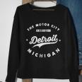 Classic Retro Vintage Detroit Michigan Motor City Sweatshirt Gifts for Old Women