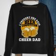 Cool Cheer Dad Gift For Men Funny Beer Cheerleading Dad Funny Gift Sweatshirt Gifts for Old Women