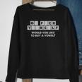 Crossword Go F Yourself Would You Like To Buy A Vowel Sweatshirt Gifts for Old Women
