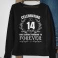 Cute 14Th Wedding Anniversary For Couples Married 14 Year Sweatshirt Gifts for Old Women