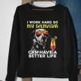 Dalmatian I Work Hard So My Dalmation Can Have A Better Life Sweatshirt Gifts for Old Women