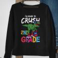 Dinosaur Im Ready To Crush 2Nd Grade Back To School First Day Of School Sweatshirt Gifts for Old Women