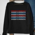 Dissent Is Patriotic Shirt Collar Rbg I Dissent Sweatshirt Gifts for Old Women
