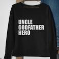 Distressed Uncle Godfather Hero Sweatshirt Gifts for Old Women
