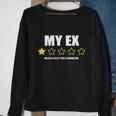 Divorce Gift For Men And Women Adult Humor My Ex Bad Review Gift Sweatshirt Gifts for Old Women