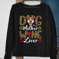 Dog Mother Wine Lover Shirt Dog Mom Wine Mothers Day Gifts Sweatshirt Gifts for Old Women