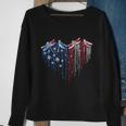 Dragonfly 4Th Of July Usa Flag America Patriotic Usa Sweatshirt Gifts for Old Women