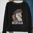 Eagle Mullet 4Th Of July Usa American Flag Merica Gift V5 Sweatshirt Gifts for Old Women