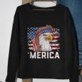 Eagle Mullet 4Th Of July Usa American Flag Merica Meaningful Gift Sweatshirt Gifts for Old Women