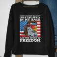 Eagle Mullet Party In The Back Sound Of Freedom 4Th Of July Gift Sweatshirt Gifts for Old Women