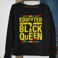Educated Black Queen Tshirt Sweatshirt Gifts for Old Women