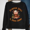 Fall Season Cute Pumpkin Spice And Jesus Christ Thanksgiving Sweatshirt Gifts for Old Women