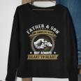 Father And Son Fathers Day Best Dad Ever Gift Graphic Design Printed Casual Daily Basic Sweatshirt Gifts for Old Women