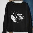 Feathers Every Child Matters Orange Day Sweatshirt Gifts for Old Women