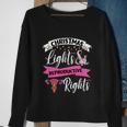 Feminist Christmas Lights And Reproductive Rights Pro Choice Funny Gift Sweatshirt Gifts for Old Women