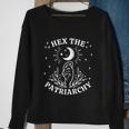 Feminist Witch Hex The Patriarchy Gift Sweatshirt Gifts for Old Women