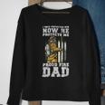 Firefighter Proud Fire Dad Firefighter Dad Of A Fireman Father Sweatshirt Gifts for Old Women