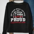 Firefighter Proud Fire Mother Of A Firefighter Daughter Sweatshirt Gifts for Old Women