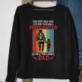 Firefighter Retro Vintage Father And Son Firefighter Dad Fathers Day Sweatshirt Gifts for Old Women