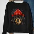 Firefighter Rottweiler Firefighter Rottweiler Dog Lover Sweatshirt Gifts for Old Women