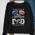 Firefighter Sunglasses American Firefighter Dad Patriotic 4Th Of July Sweatshirt Gifts for Old Women