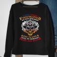 Firefighter United States Firefighter We Run Towards The Flames Firemen_ Sweatshirt Gifts for Old Women