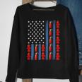 Firefighter Us American Flag Firefighter 4Th Of July Patriotic Man Woman Sweatshirt Gifts for Old Women