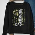 Firefighter Usa Flag Camouflage Firefighter Dad Patriotic Fathers Day_ Sweatshirt Gifts for Old Women