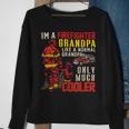 Firefighter Vintage Im A Firefighter Grandpa Definition Much Cooler Sweatshirt Gifts for Old Women