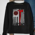 Firefighter Wildland Firefighter Axe American Flag Thin Red Line Fir Sweatshirt Gifts for Old Women