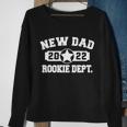 First Time Dad Est 2022 Rookie Dept Sweatshirt Gifts for Old Women