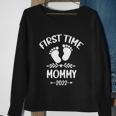 First Time Mommy 2022 Funny New Mom Promoted To Mommy Sweatshirt Gifts for Old Women