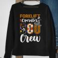 Forklift Operator Boo Crew Ghost Funny Halloween Matching Sweatshirt Gifts for Old Women