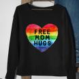 Free Mom Hugs Free Mom Hugs Inclusive Pride Lgbtqia Sweatshirt Gifts for Old Women