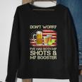 Funny 4Th Of July American Drinking Sweatshirt Gifts for Old Women